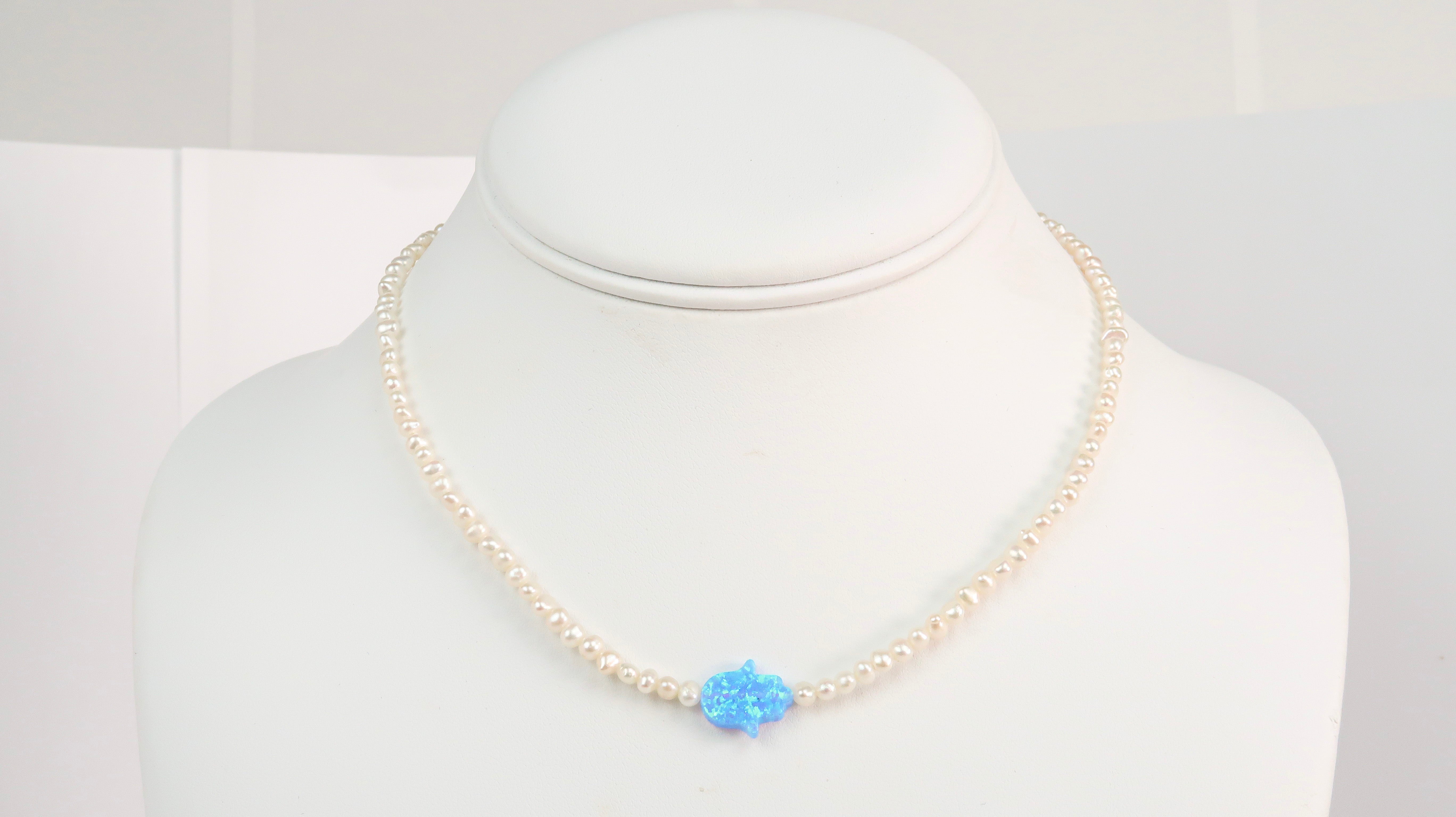Blue Opal Chamsa
