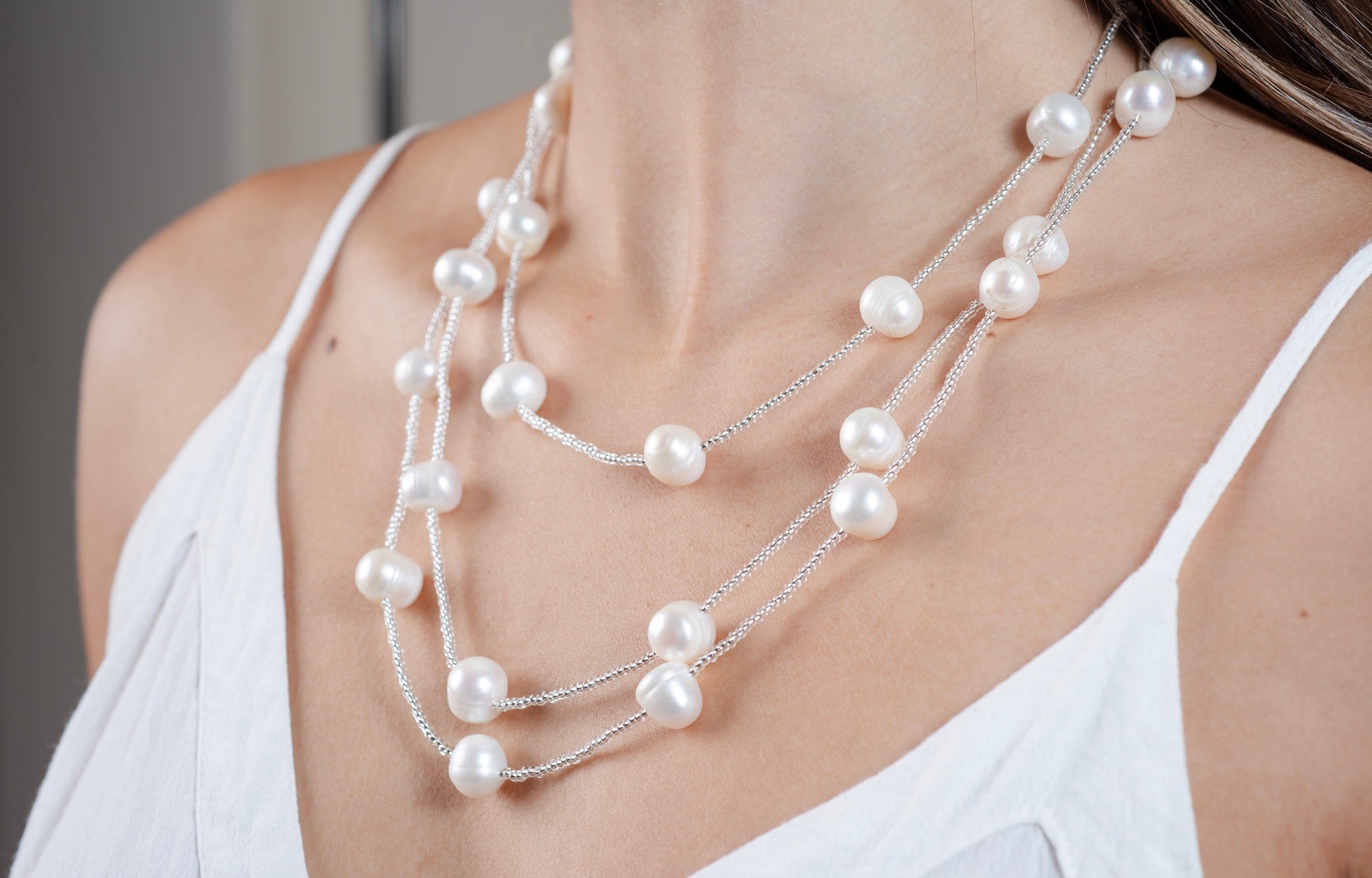 Classic Double strand Necklace