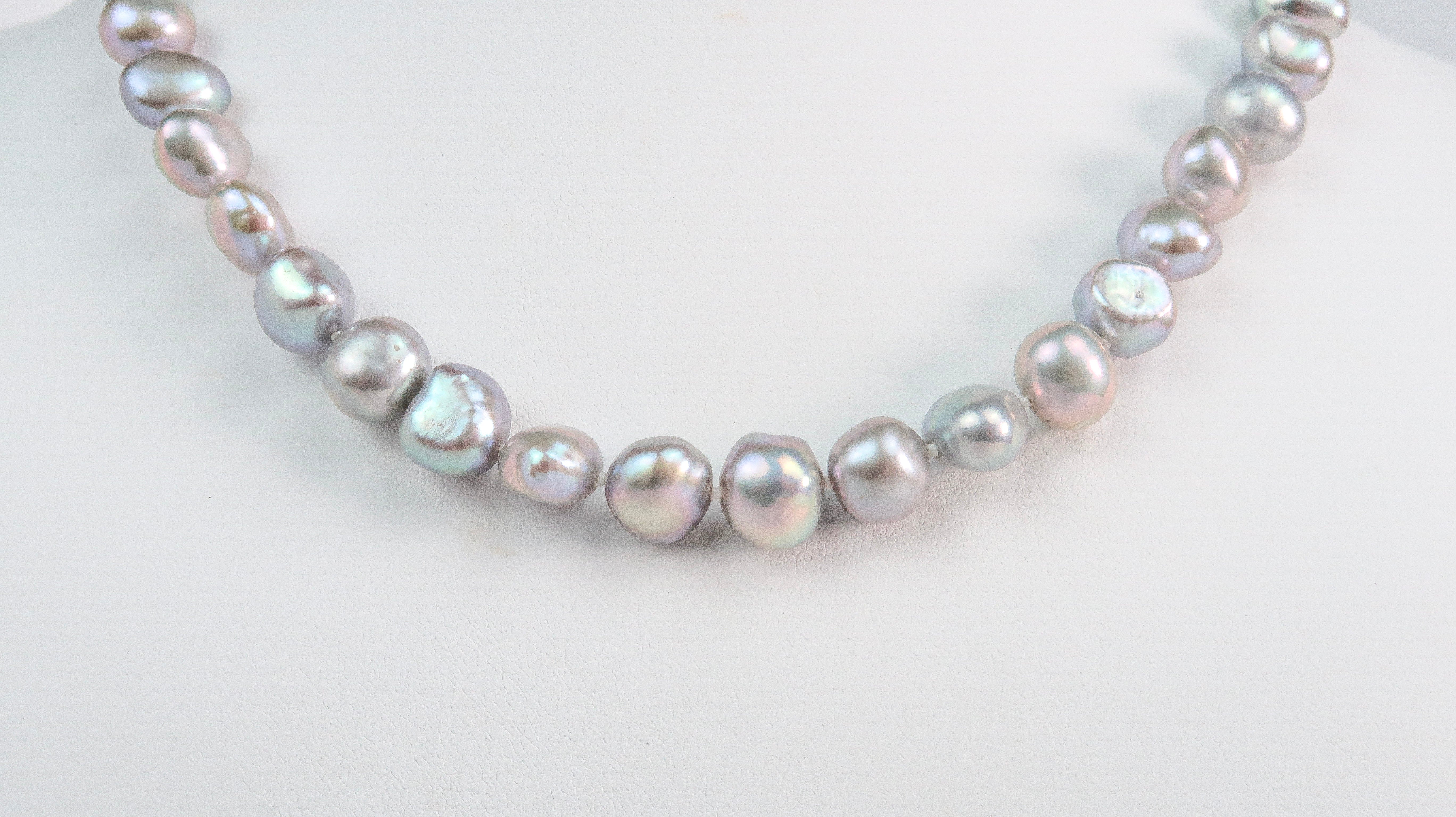 Grey Pearl Necklace
