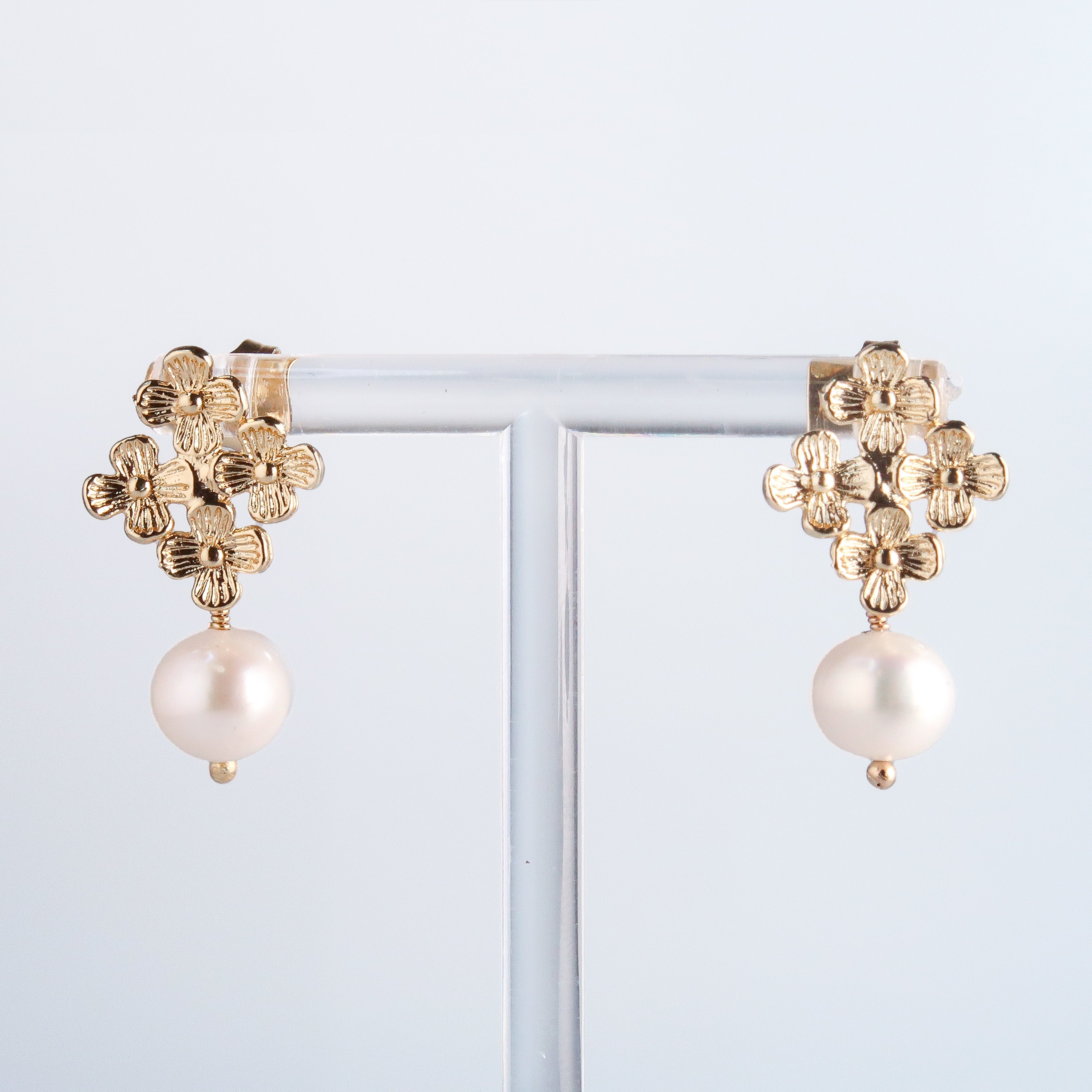 Gold flower cluster small