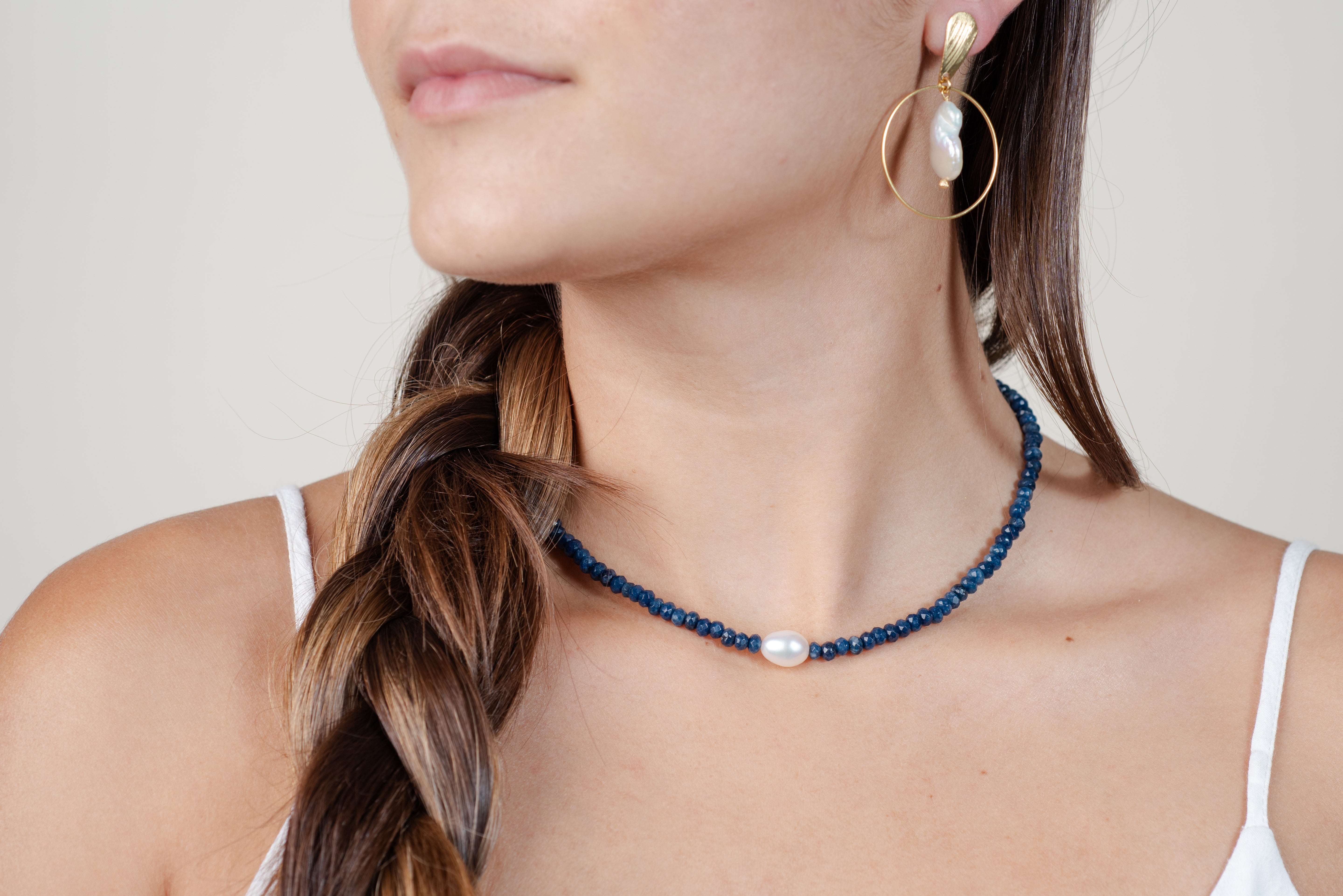 Blue Sapphire Necklace