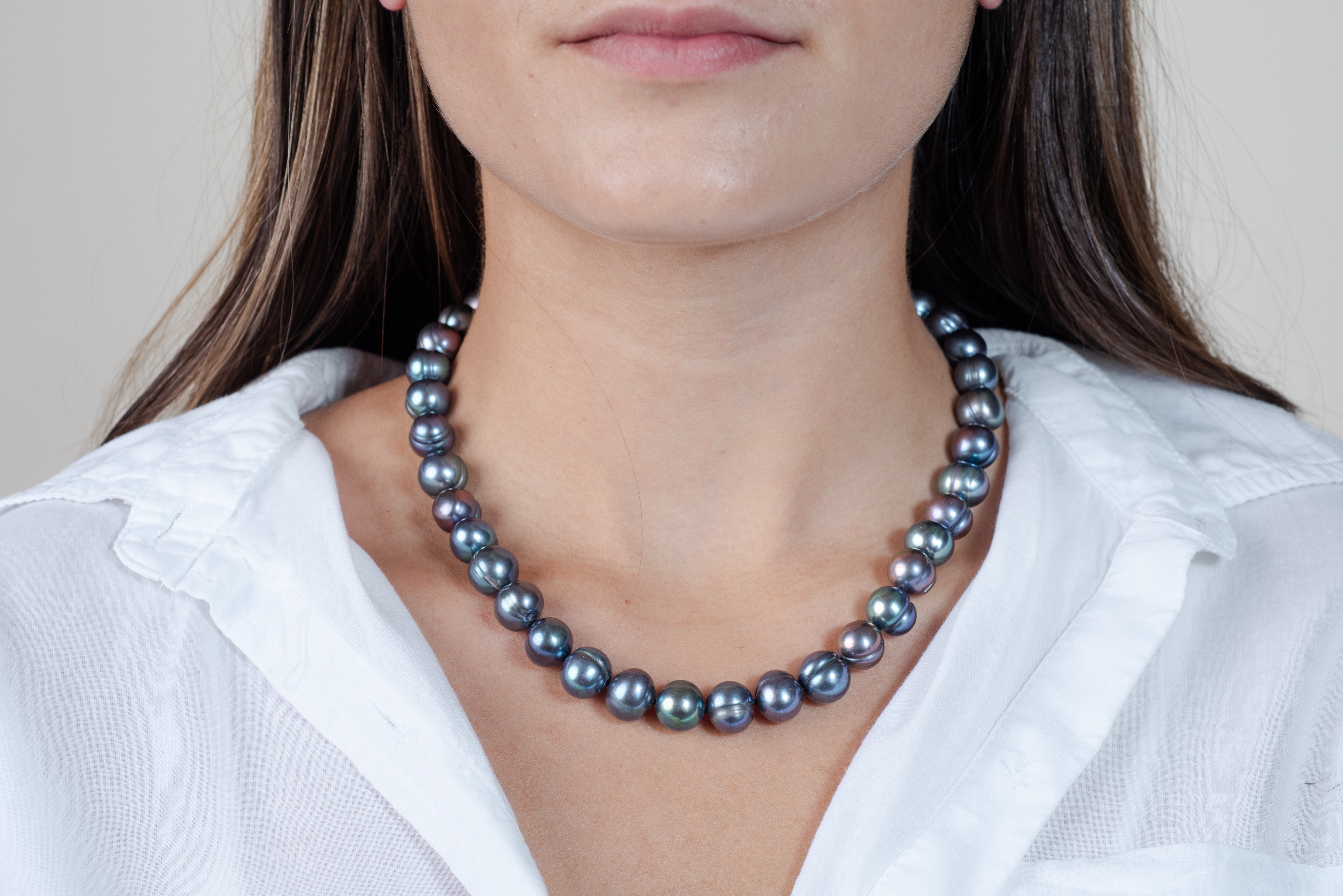 Peacock Blue Classic Necklace