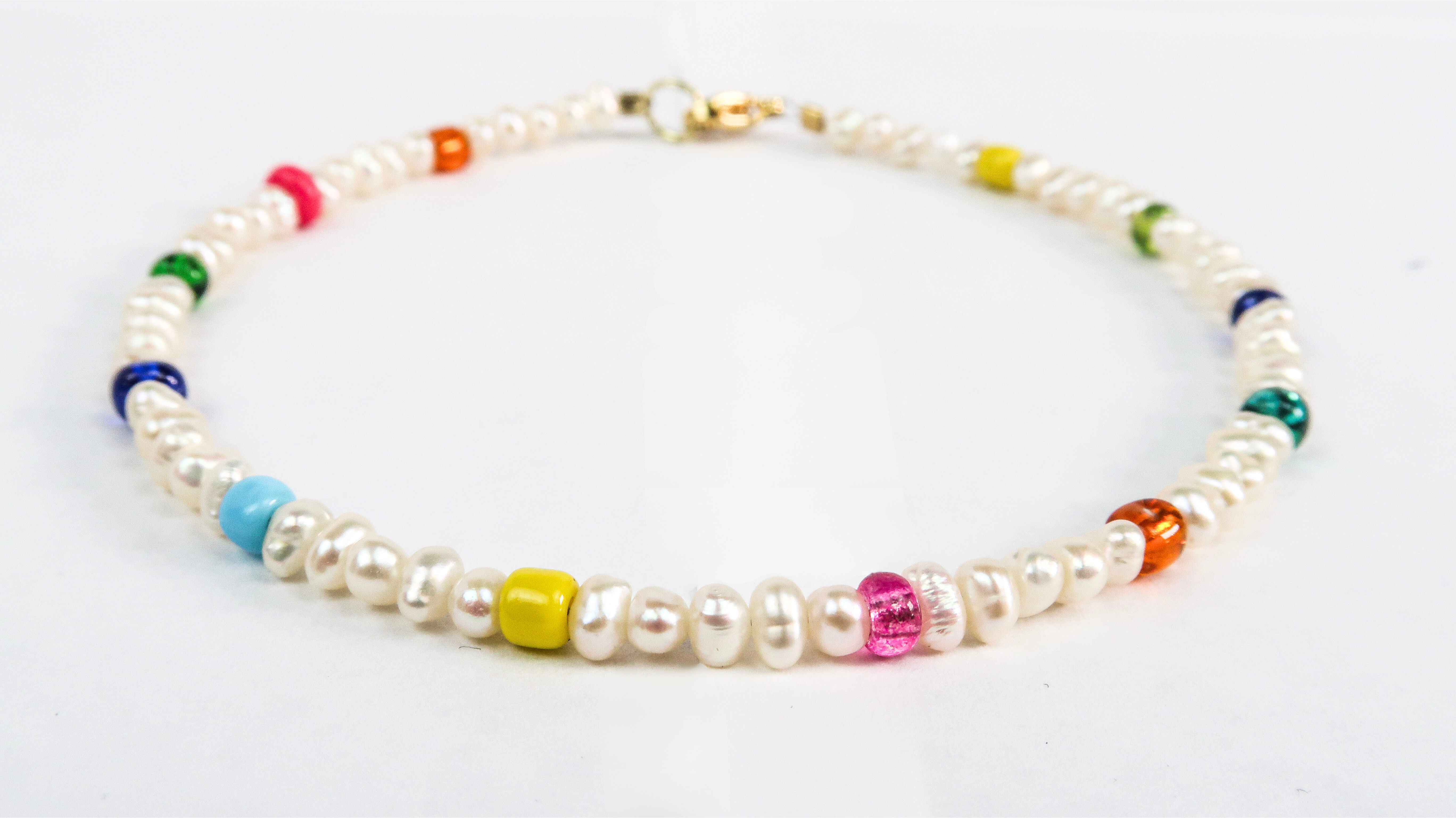 Multicolor Bead Anklet