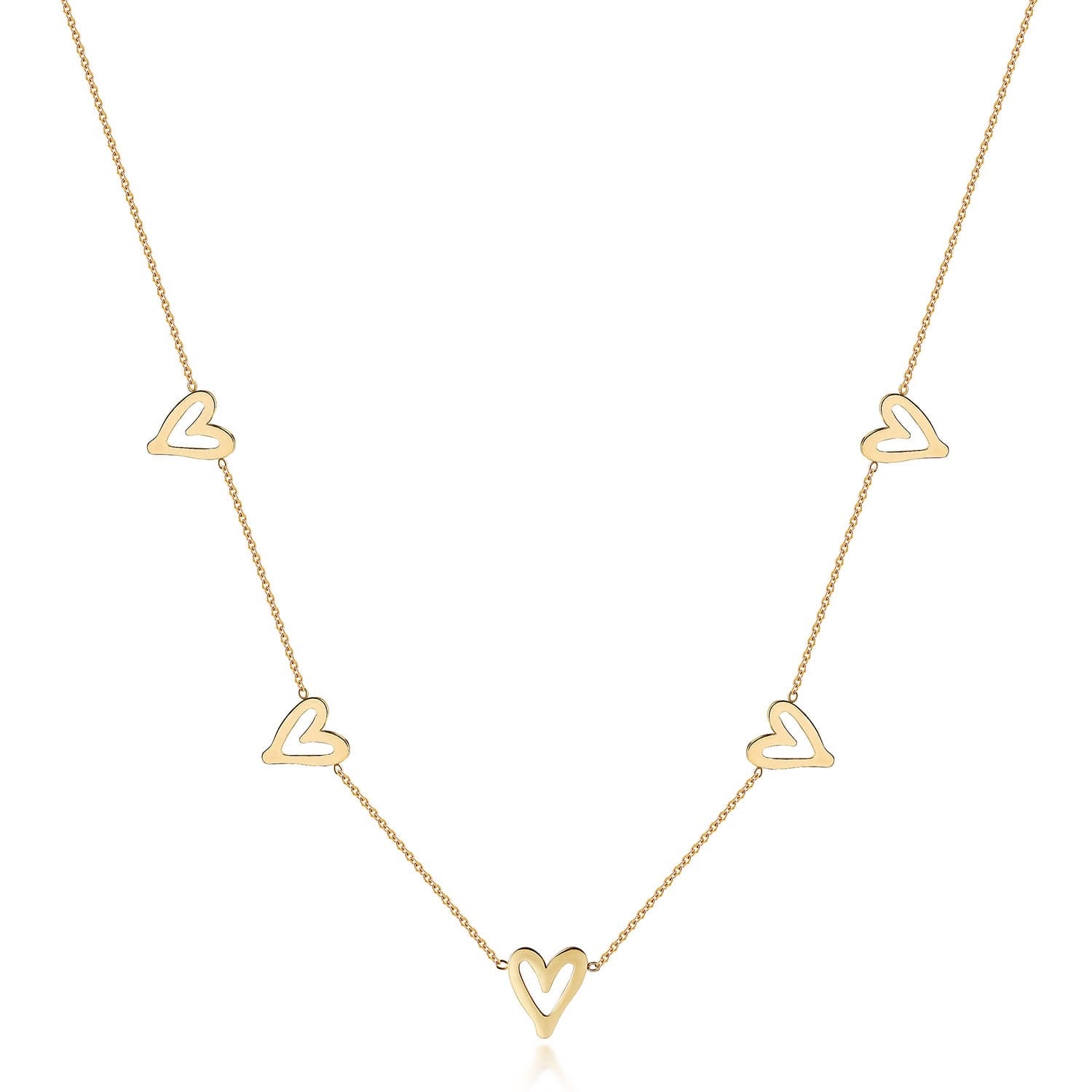 Gold Heart Necklace
