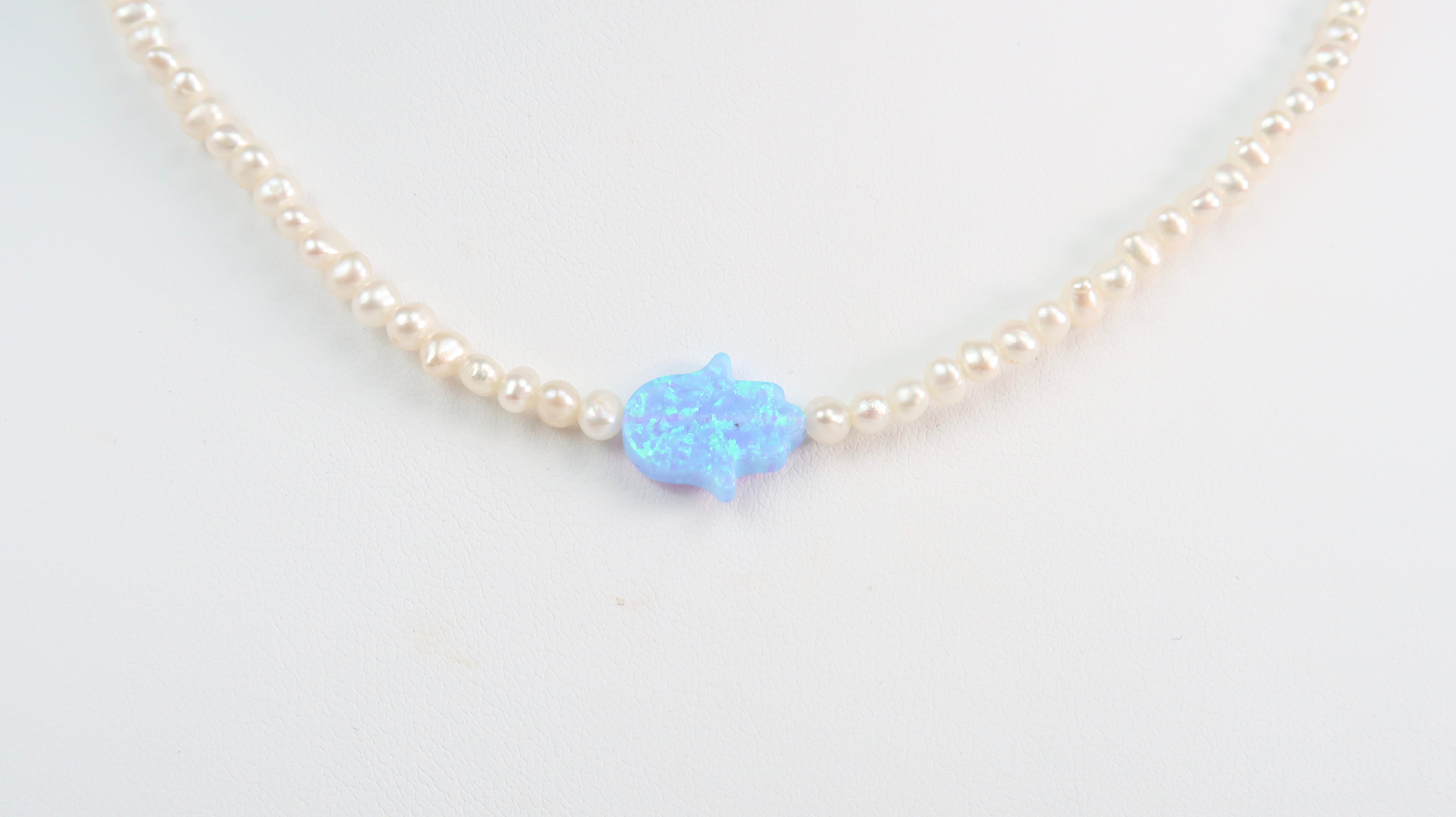 Blue Opal Chamsa