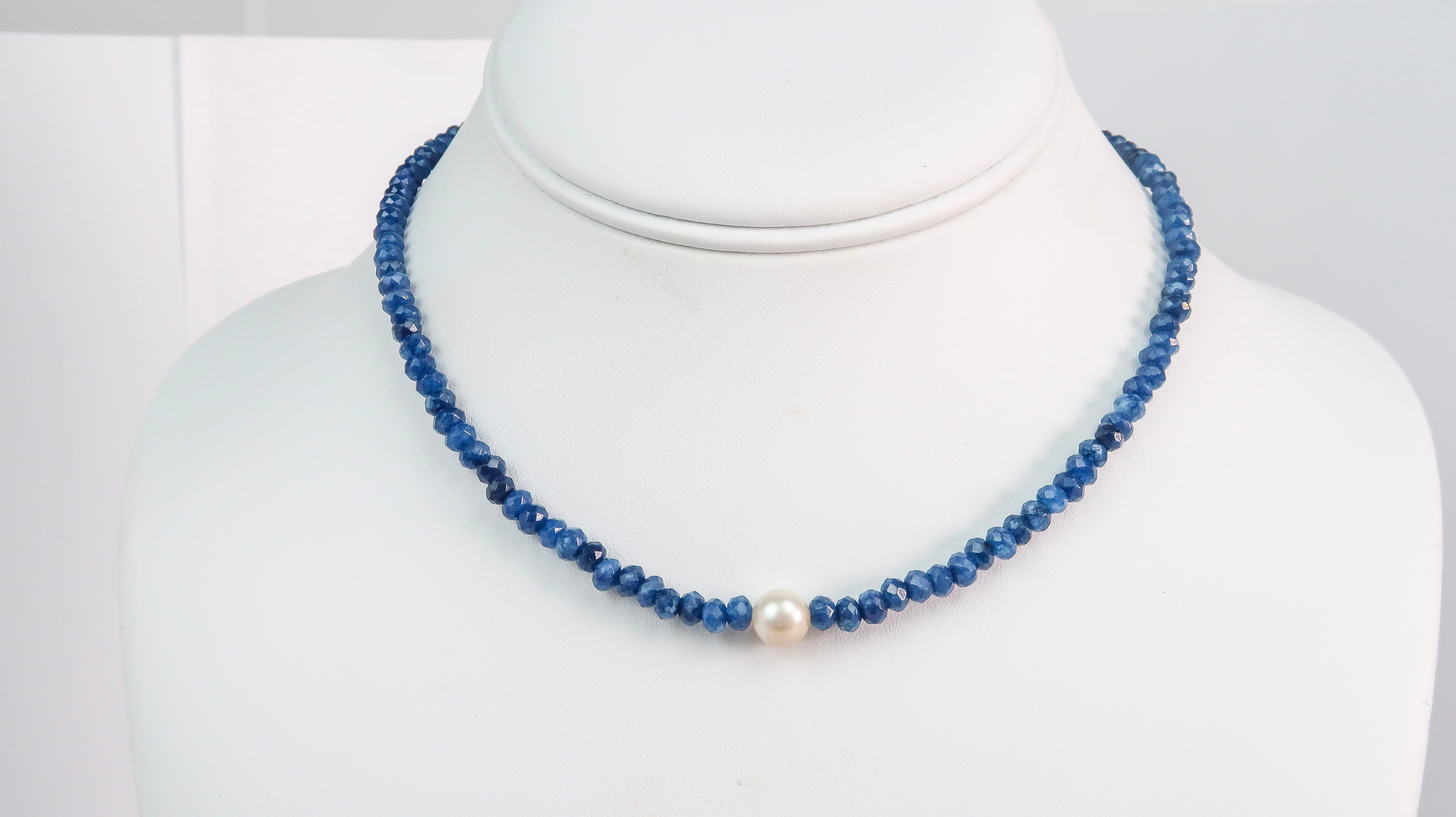 Blue Sapphire Necklace